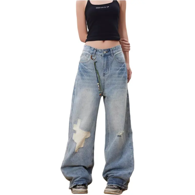 Concubine Zhu Jeans Women's Blue-4