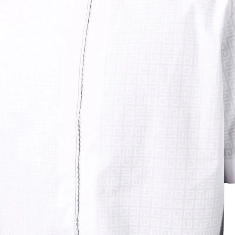 Givenchy Zip-up Cotton Shirt-5
