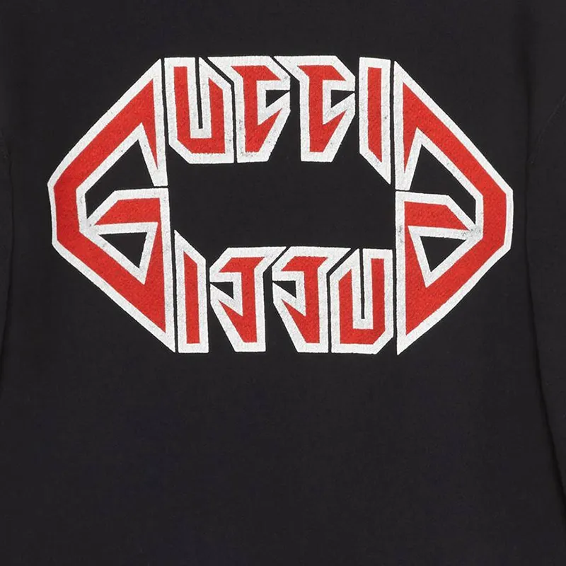 GUCCI Cotton Sweatshirt With Metal GUCCI Print-5