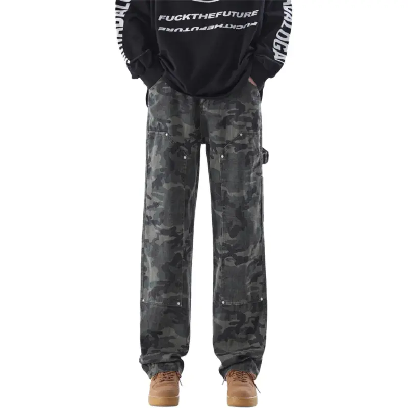 WELTER EXPERIMENT Jeans Unisex Camouflage-2