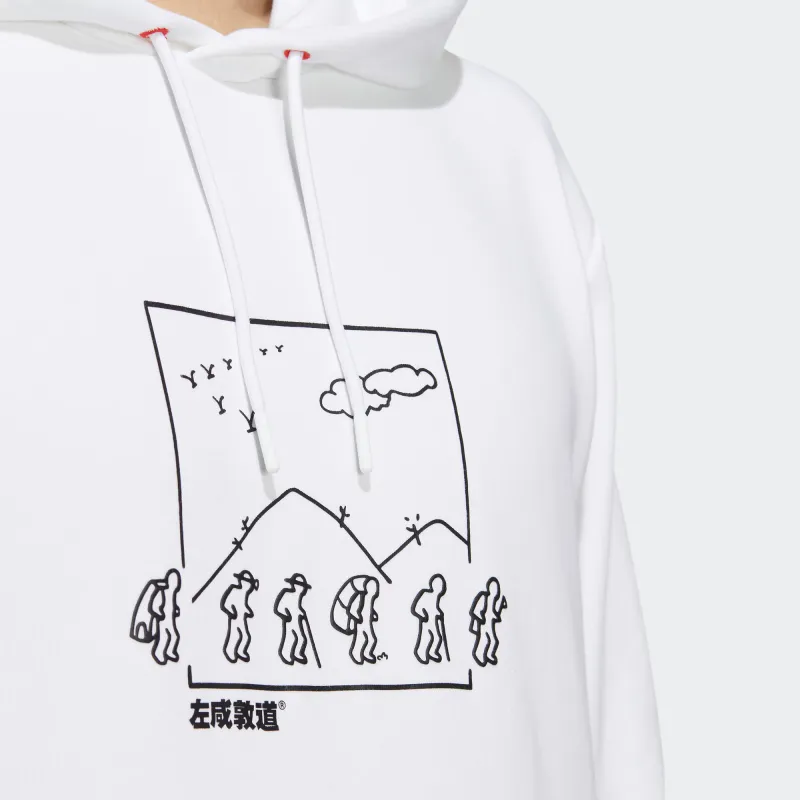 Left Hamton Road X Adidas Neo Sweatshirts Unisex White-4