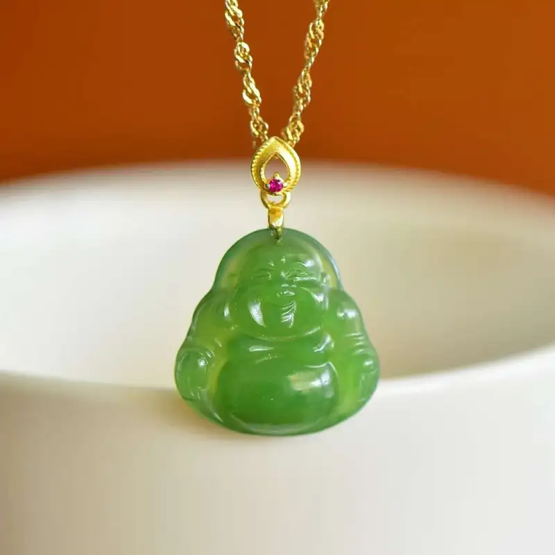 Gifts Hetian Jade Necklaces Jasper Unisex-2
