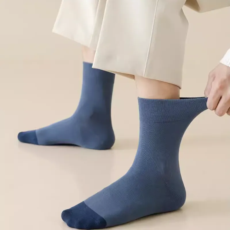 MADALLO Mid Calf Socks Men's 4 Pack-2