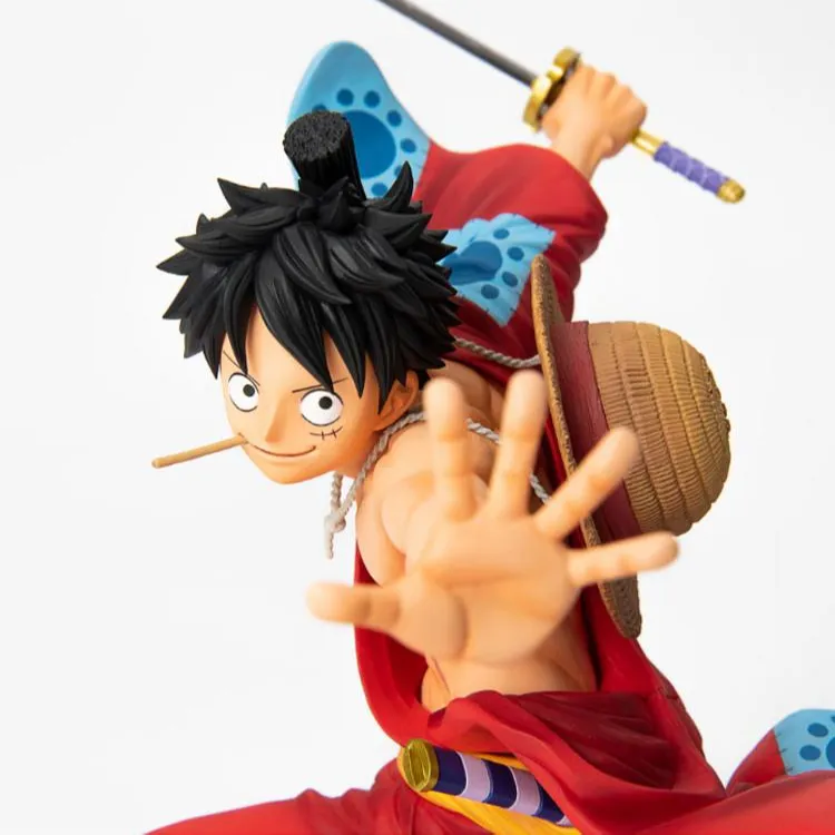 BANPRESTO One Piece World Colosseum 3 Super Master Stars Piece The Monkey D. Luffy Figure Red-2