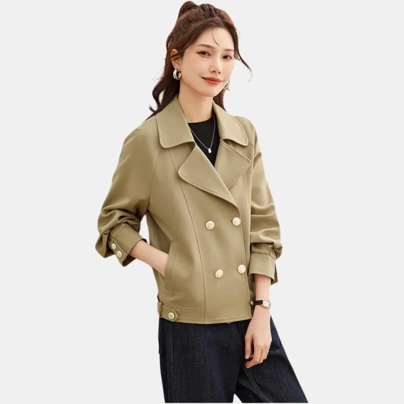 TERRE BLEUE Jackets Coats Women's Khaki-6