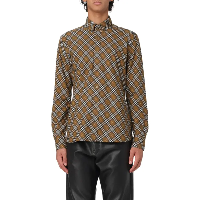 Burberry Vintage Check Logo Embroidered Shirt-4