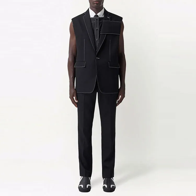 Burberry Vests Men Black-1