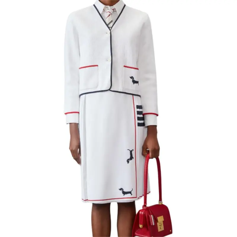 THOM BROWNE· Casual Long Skirt Women's White-1
