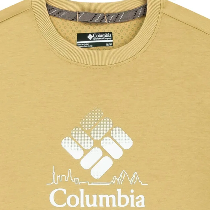 Columbia Transit T Shirt Women's Yellow-3