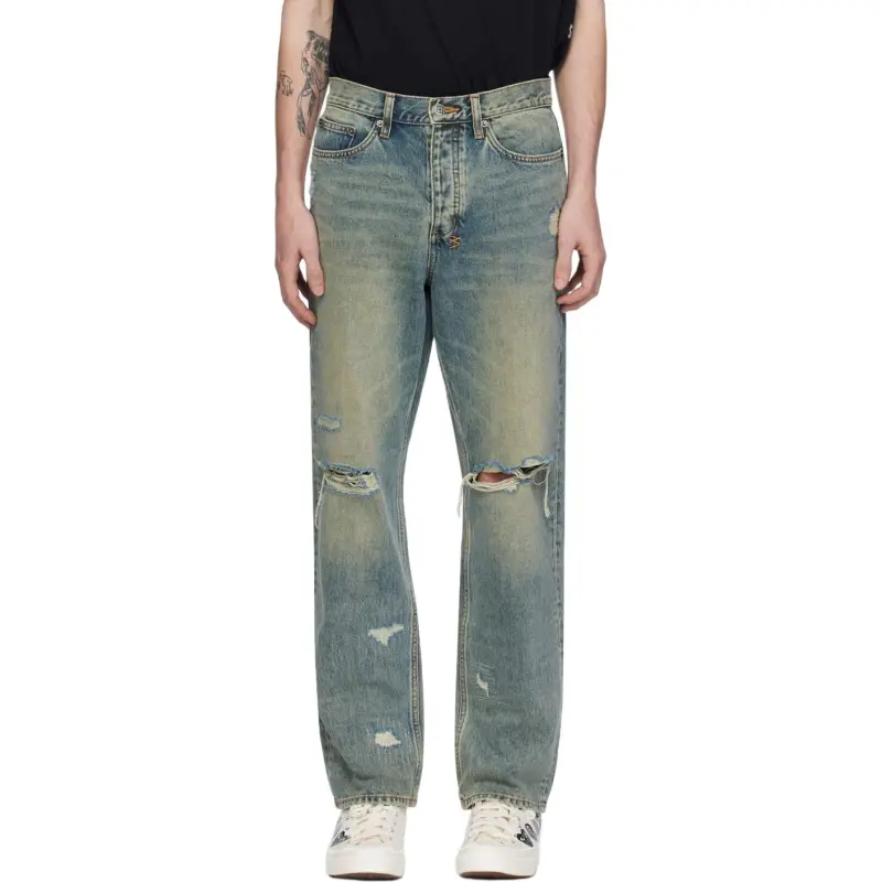 Ksubi Anti K Mid Rise Straight Leg Jeans-4