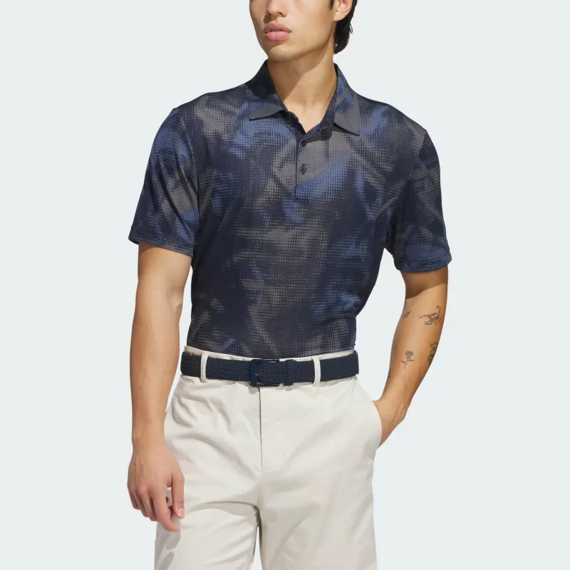 Adidas Free Shipping With AdiClub Ultimate365 Printed Mesh Polo Shirt-2