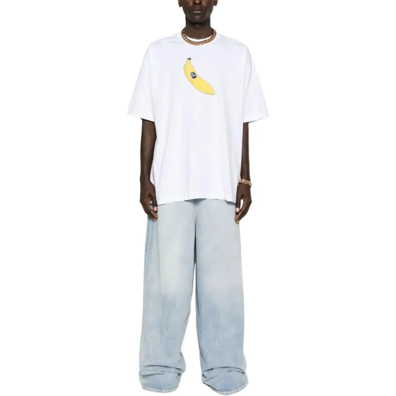 Vetements Wide Leg Jeans-4
