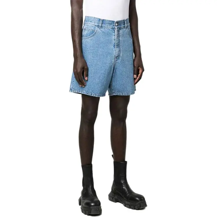 BALMAIN Straight leg Denim Shorts-3
