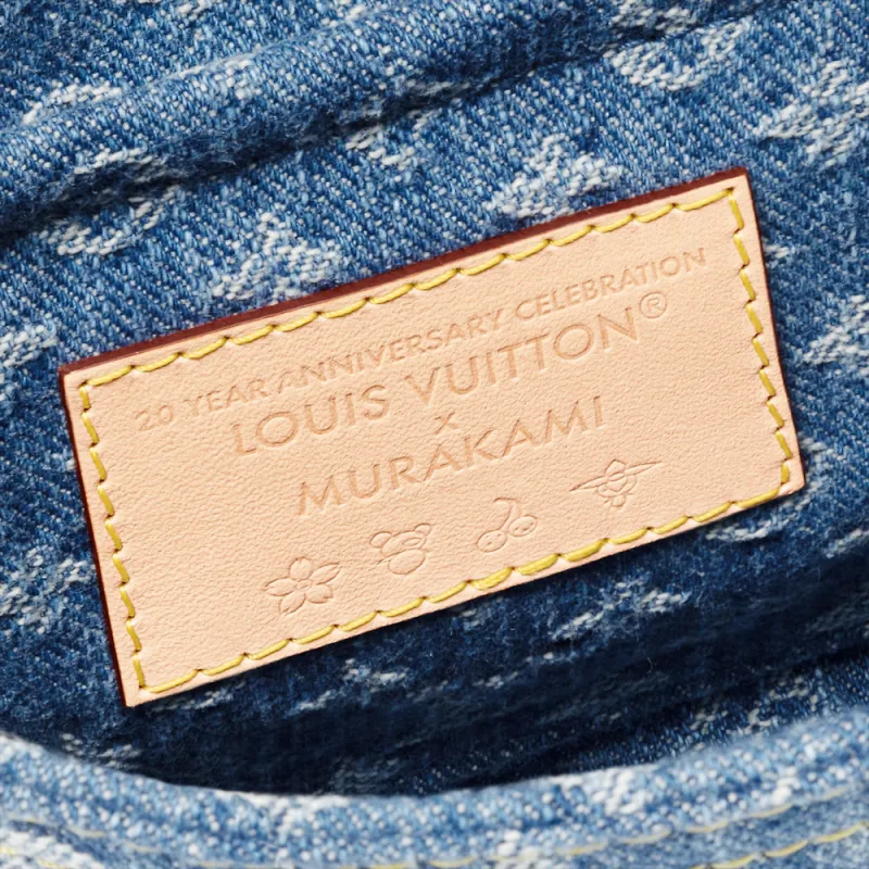 LOUIS VUITTON X Takashi Murakami Cherry Sunset Denim Monogram-5