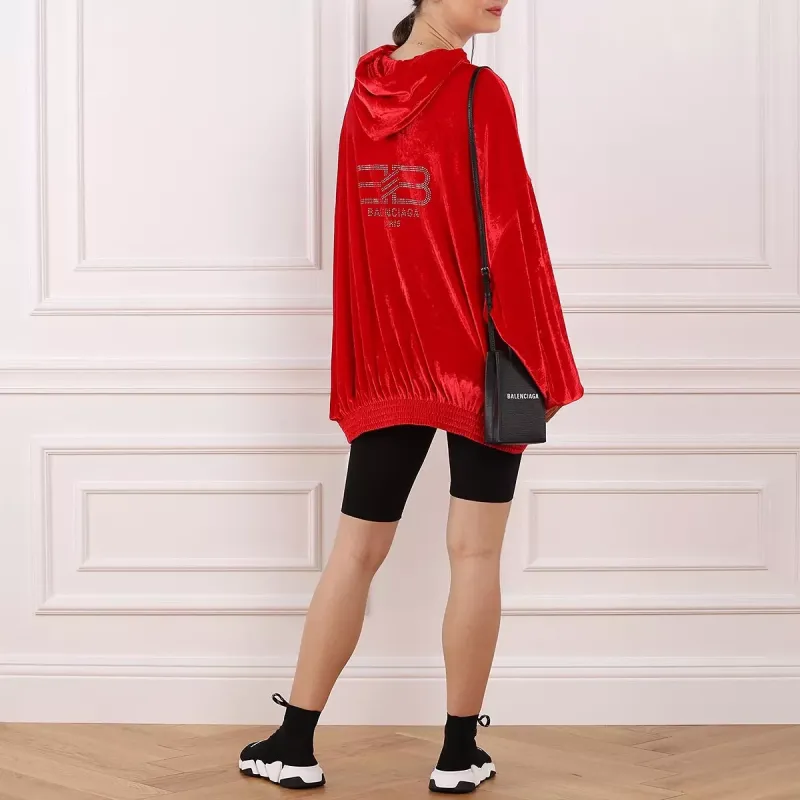Balenciaga Bb Paris Strass Hoodie-3