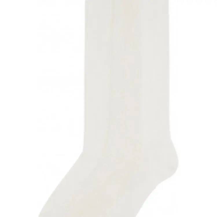 FENDI Men's FW21 Logo Knitting Socks 1 Packs White-1
