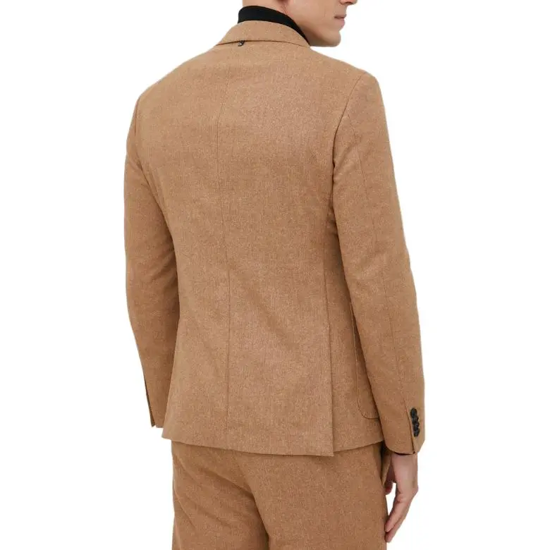 HUGO BOSS Business Suit Men's Brown-4