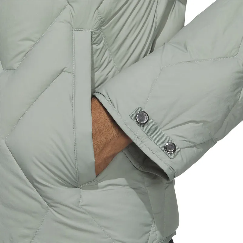 Adidas Down Jackets Unisex Green Gray-5