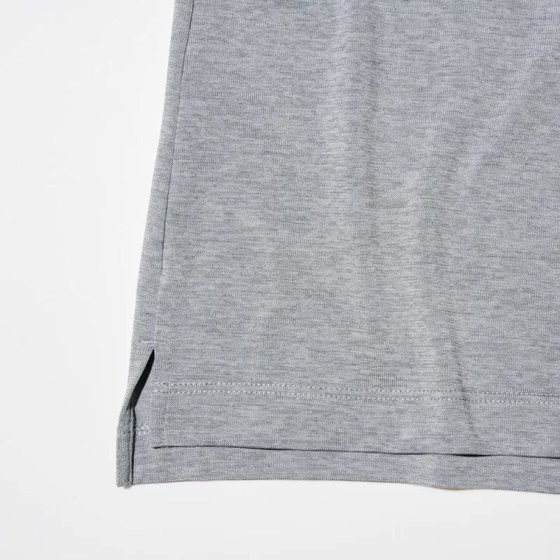 UNIQLO SS24 Polo Shirt Unisex Sky Gray-2