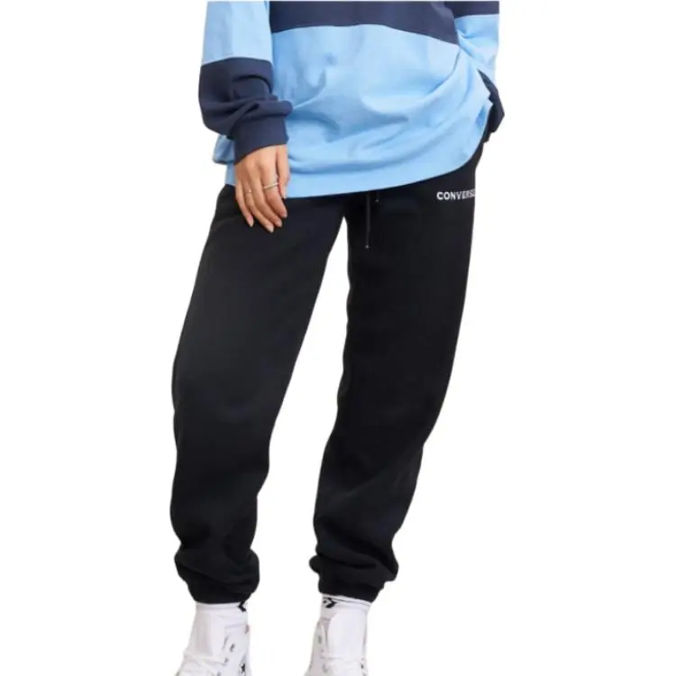 Converse Knitted Sports Pants Unisex Black-3
