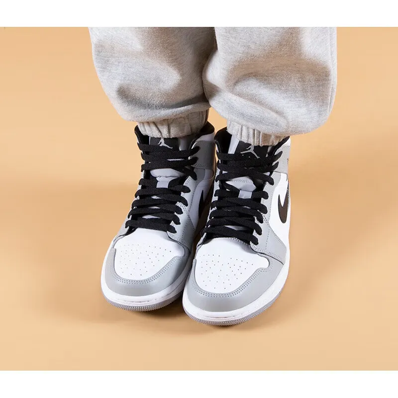 Jordan 1 Mid Light Smoke Grey GS-1