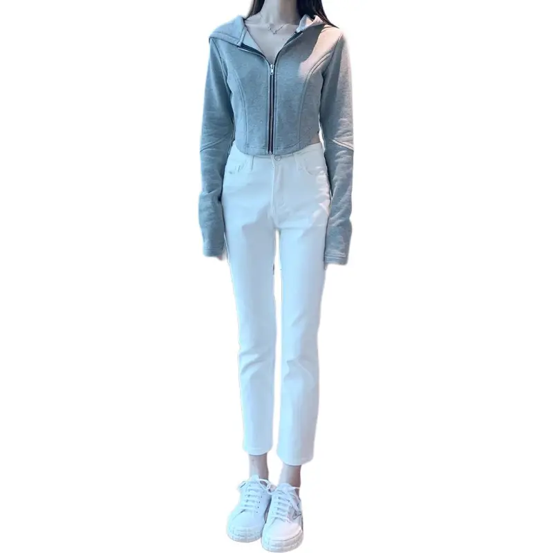 Serio Ludere Jeans Women's White-4