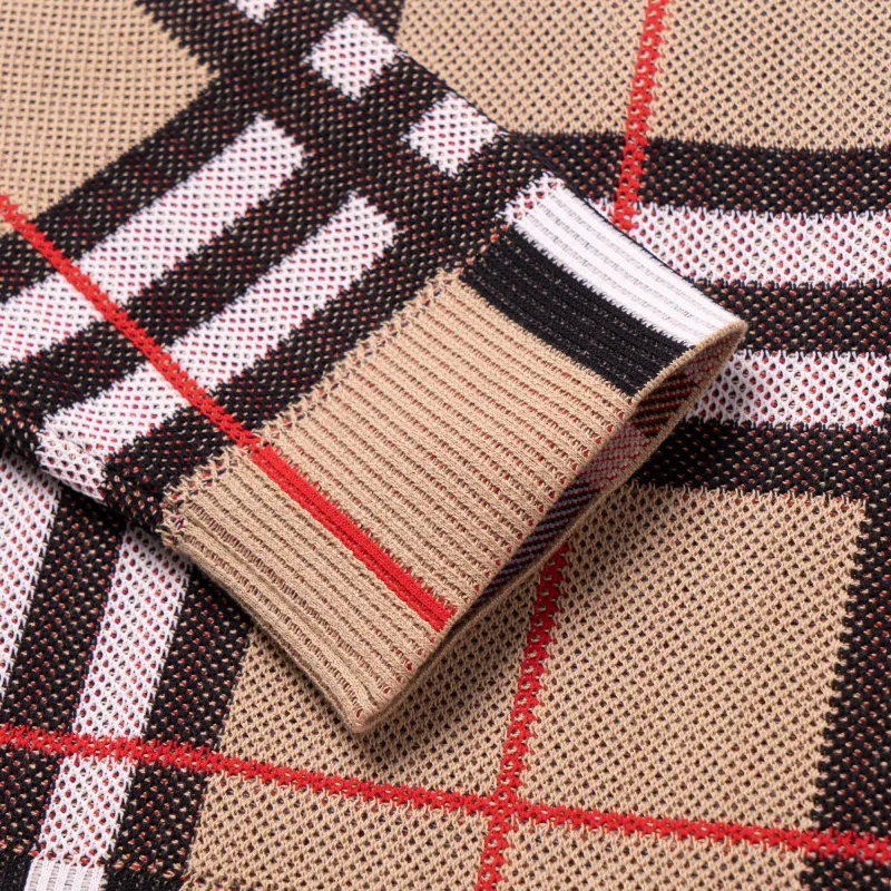 Burberry Check Technical Crewneck Sweater-3