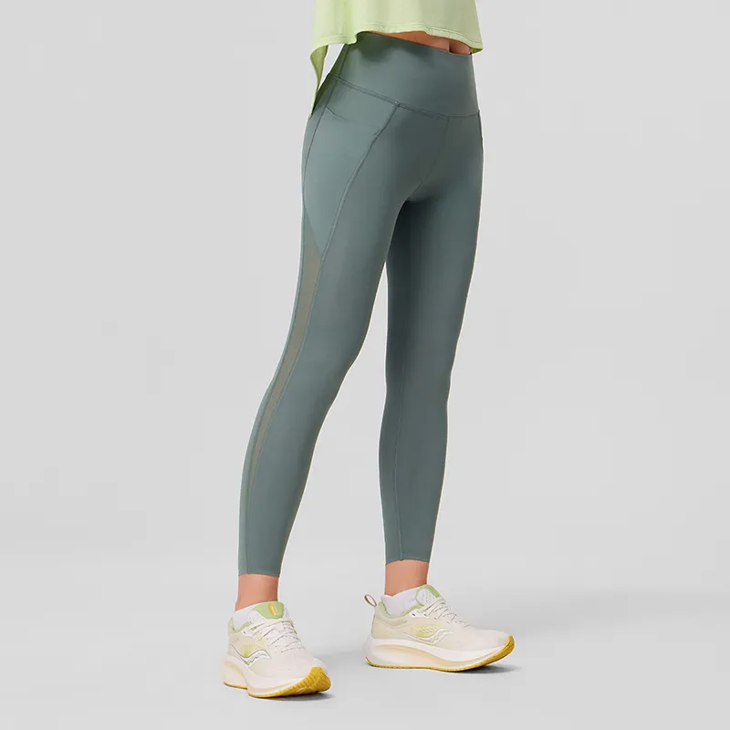 Saucony Sports Pants Women's Grass Tail Green-1
