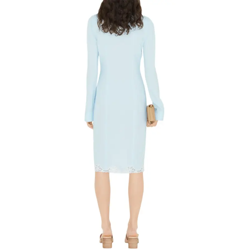 Burberry Lace trim Shirt Dress-2