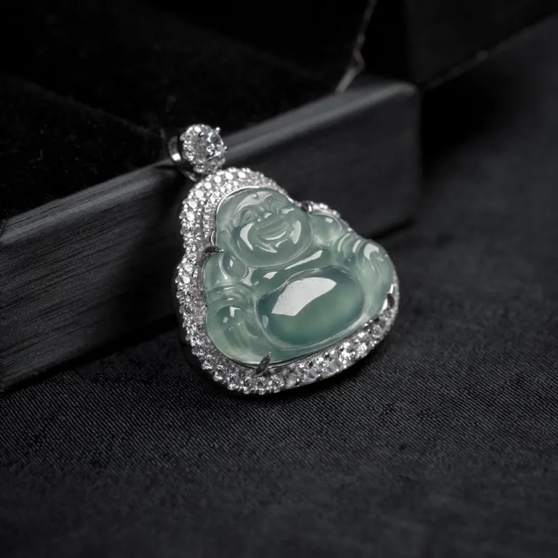 KALAIYIN Ice Glutinous Jadeite Necklaces Unisex-1