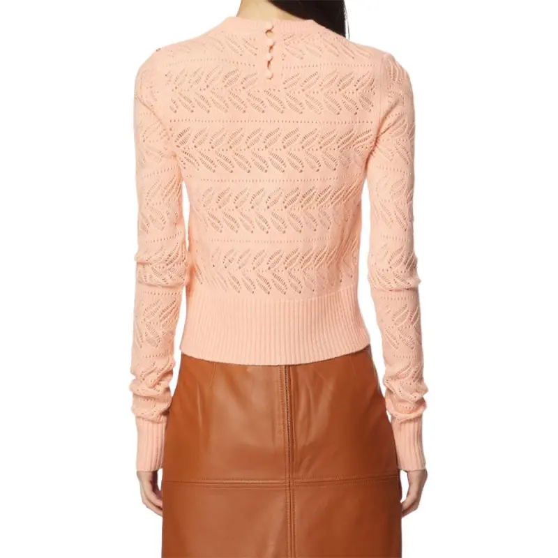 SportMax Perforated Crewneck Knitted Jumper-3
