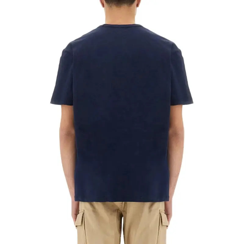 WOOLRICH T Shirts Men Marine-1