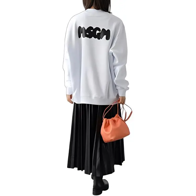 MSGM Sweatshirts Unisex White-4