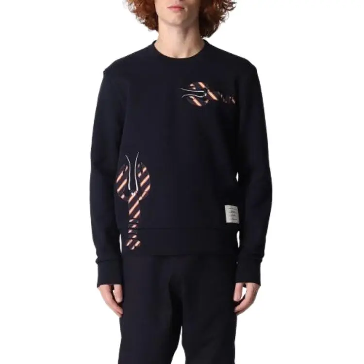 THOM BROWNE Lobster embroidered Sweatshirt-4
