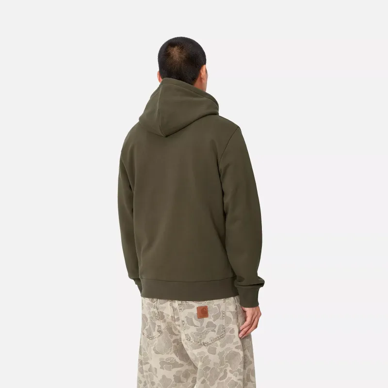 Carhartt WIP Logo Embroidered Drawstring Hoodie-2