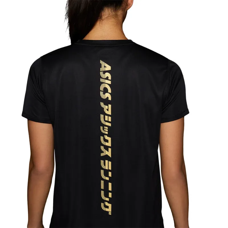 Asics T Shirts Women's Black-3