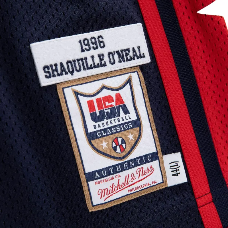 Mitchell Ness Authentic 'USA 1996 Shaquille O'Neal' Jersey-2