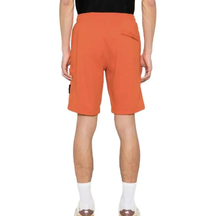 STONE ISLAND Logo Patch Drawstring Bermuda Shorts-3