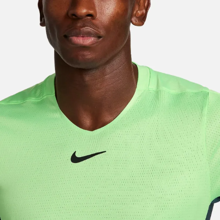 Nike Dri-Fit Court Dri-FIT Advantage T-Shirt Men's Lime-3