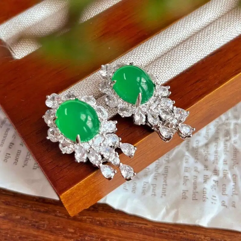 Grace Chalcedony Earrings Women's-3