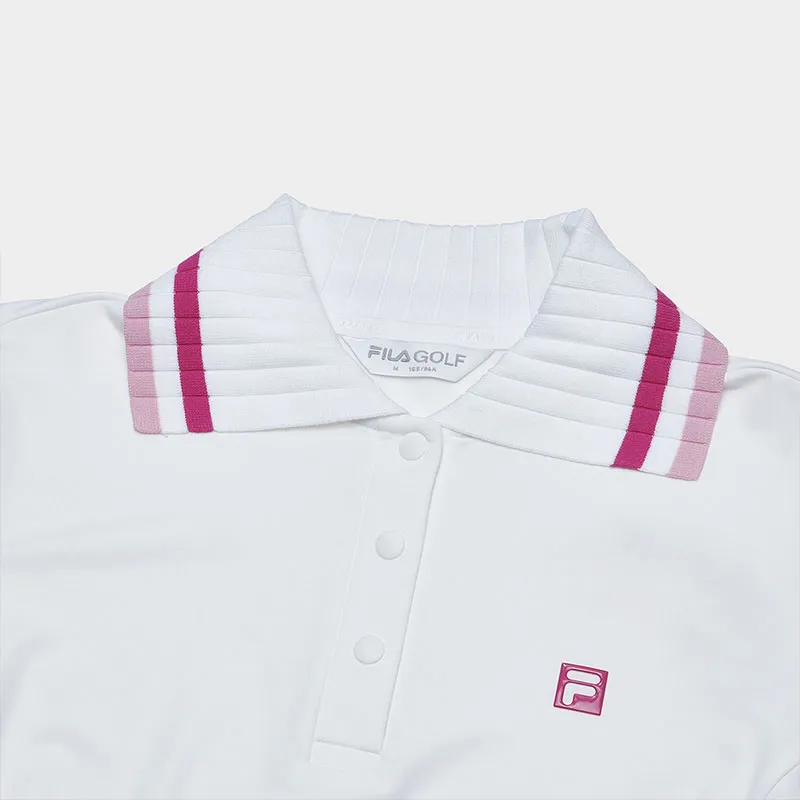 FILA Golf Series Polo Shirt Women's Jade White-5