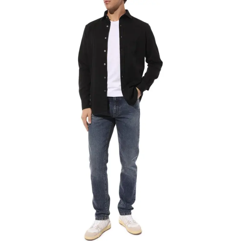 Ermenegildo Zegna Shirts Men Black-3