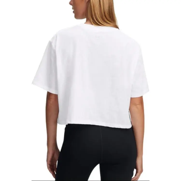 Under Armour Script T Shirts Women's White 100-3