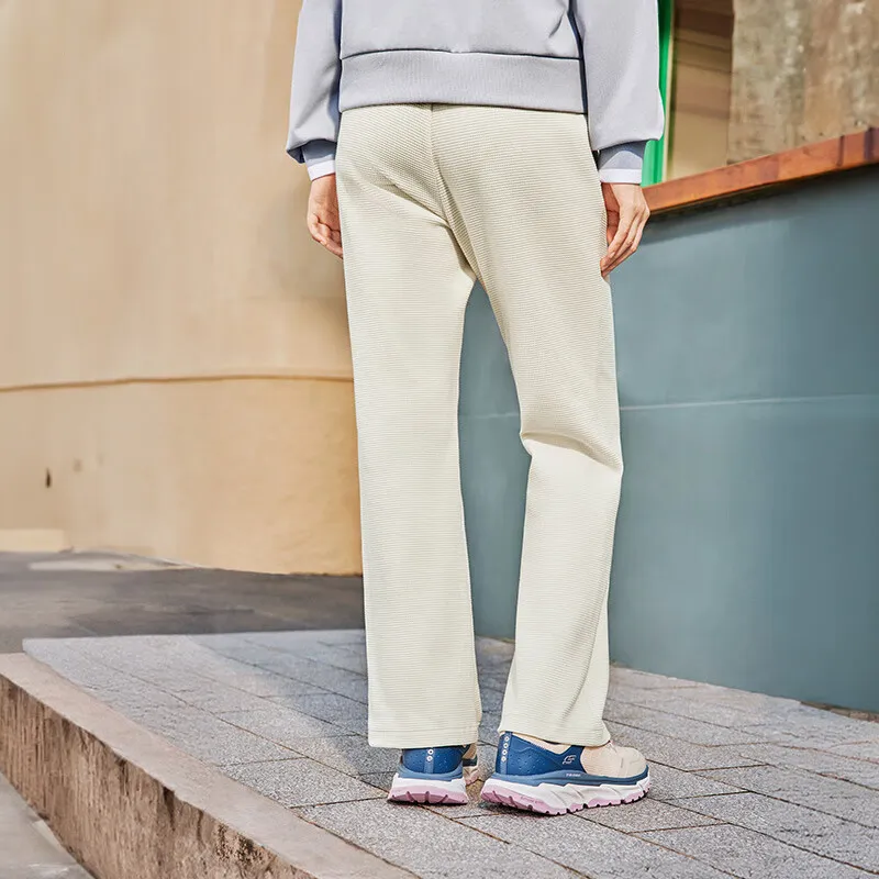 Skechers Knitted Sweatpants Women's Pearl White-3