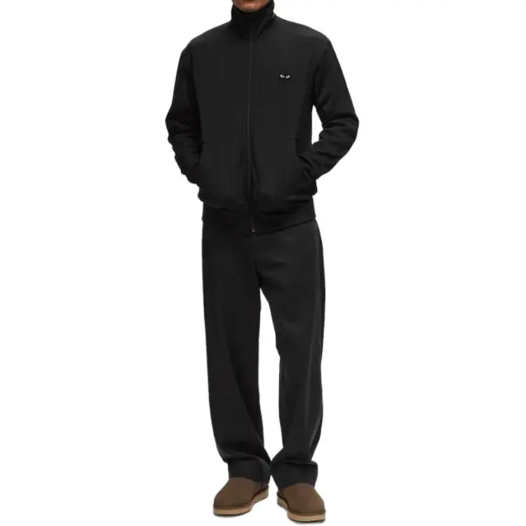 CDG Play Jackets Coats Unisex Black-2
