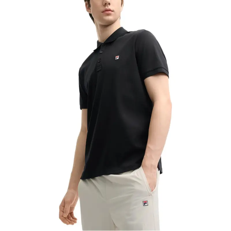 FILA MODERN HERITAGE Polo Shirt Men's Jet Black-2