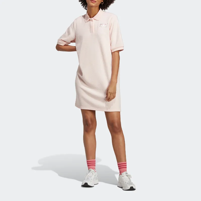 Adidas Originals Cherry Blossom Limited Series Short Sleeved Dress Women's Ice Crystal Pink-1