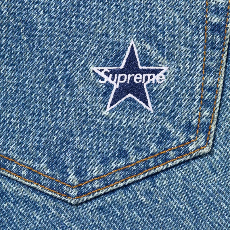 Supreme Washed Regular Jeans-4