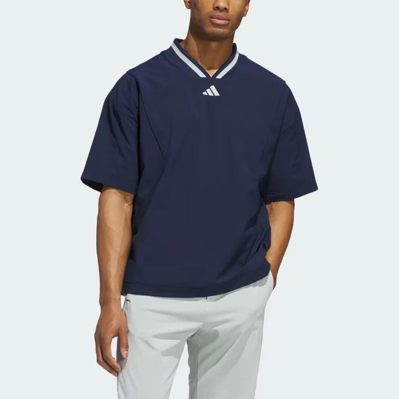 Adidas Free Shipping With AdiClub Beyond Short Sleeve Layer Pullover-1