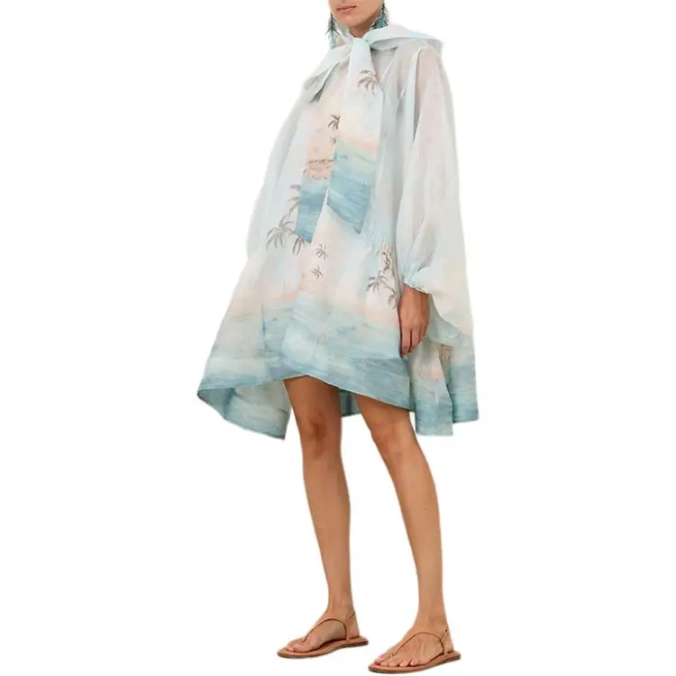 Zimmermann Illuminate Billow Mini Dress-4